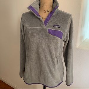 Patagonia Re-tool Synchilla Grey Purple M
